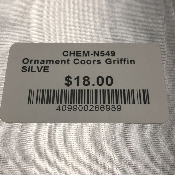 Coors Griffin Ornament - Picture 5 of 5